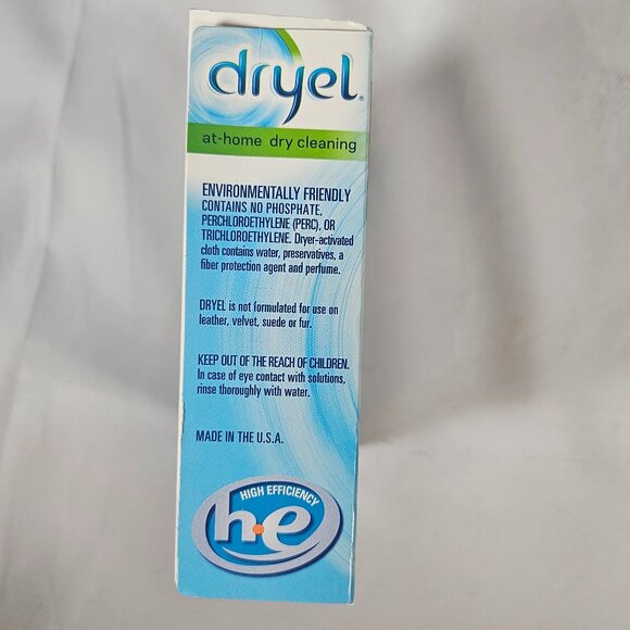 dryel At-home Dry Cleaning 6 Refills Cloths NEW - Picture 4 of 7